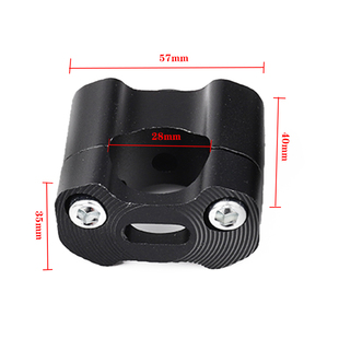 车把配件 改装 摩托车改装 28mm转22mm变换压块车把增高压码