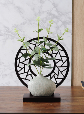 家居客厅酒柜摆设玄关创意摆件书房办公室桌面隔断柜小装饰品