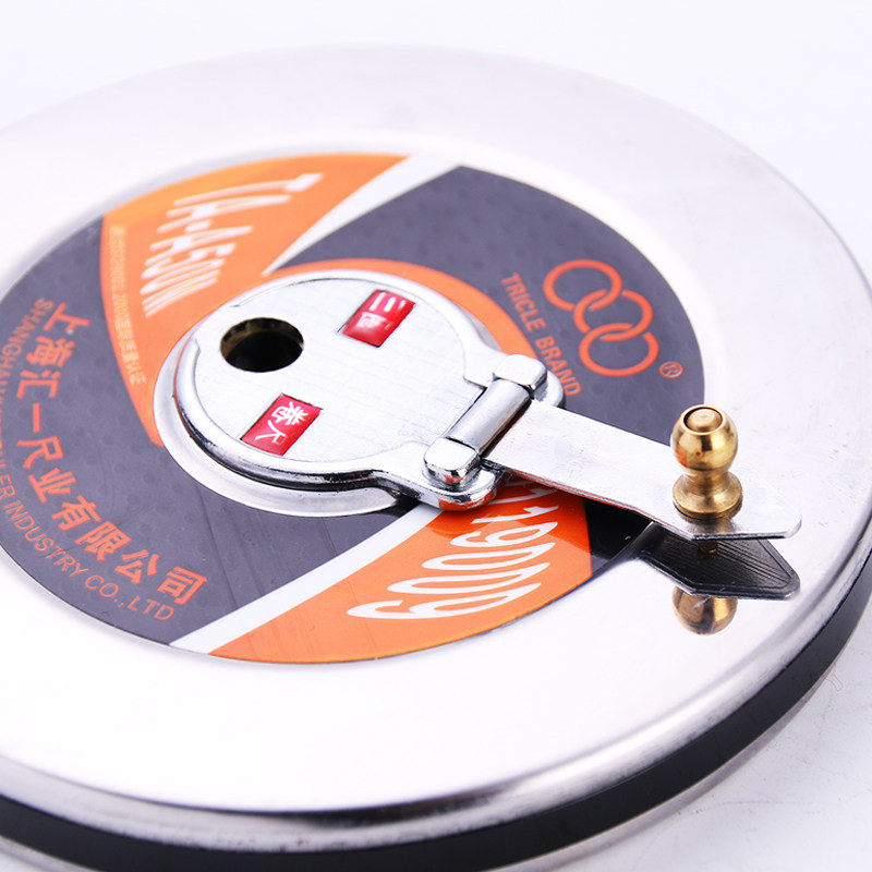 三圈10米15米20米30米50米钢卷尺 不锈钢卷尺盒式拉尺长钢尺包邮