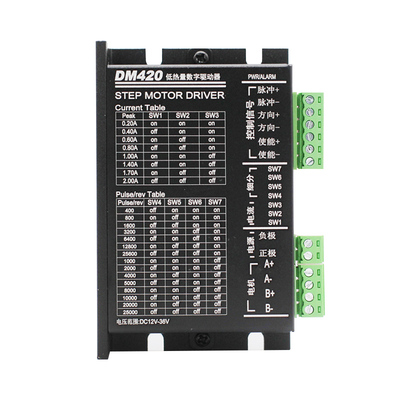 DM/20数字式 低噪声细低热量42435/28/20步进电机驱动器2A 128 分