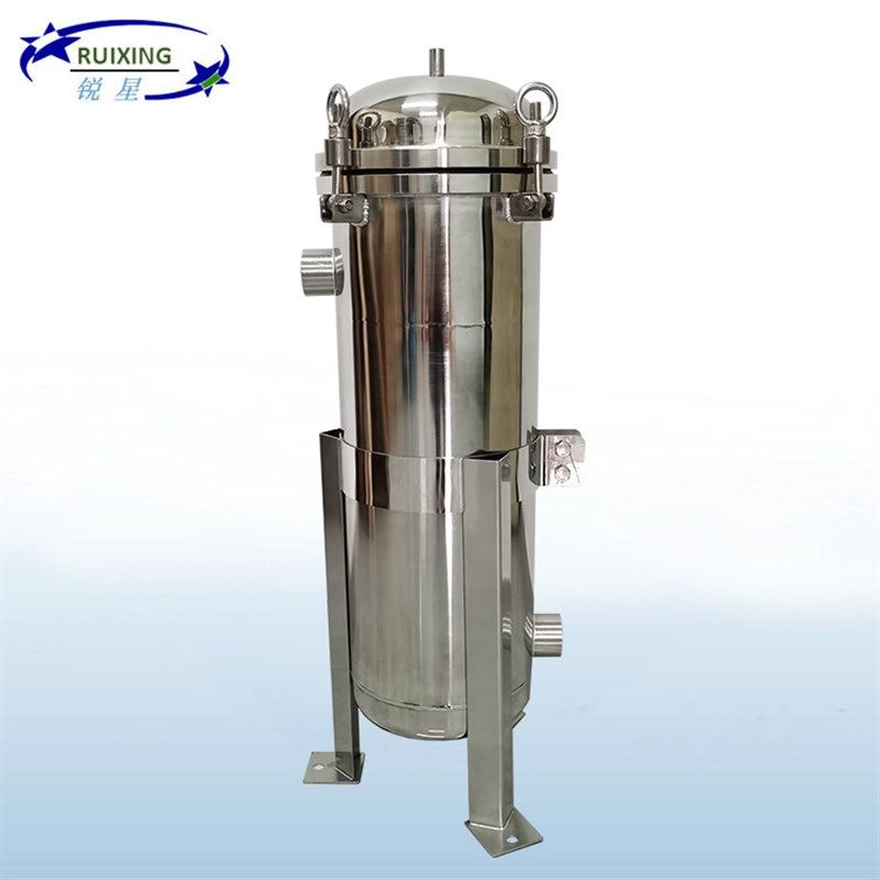2号袋式过滤器 水处理设备 胶水杂质过滤器 不锈钢网PP滤袋切削液