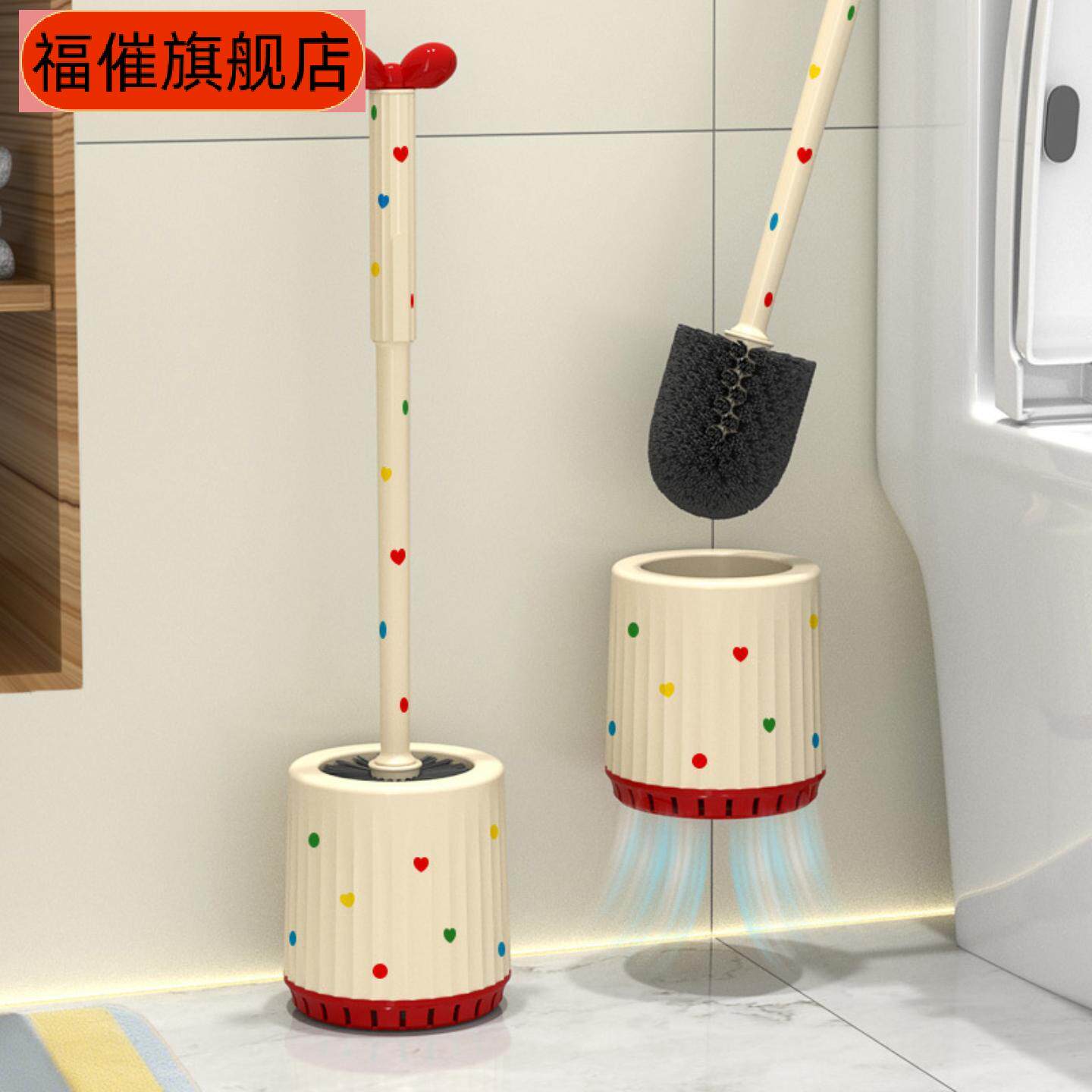 死角清洁神器长柄创意马桶刷套装图片