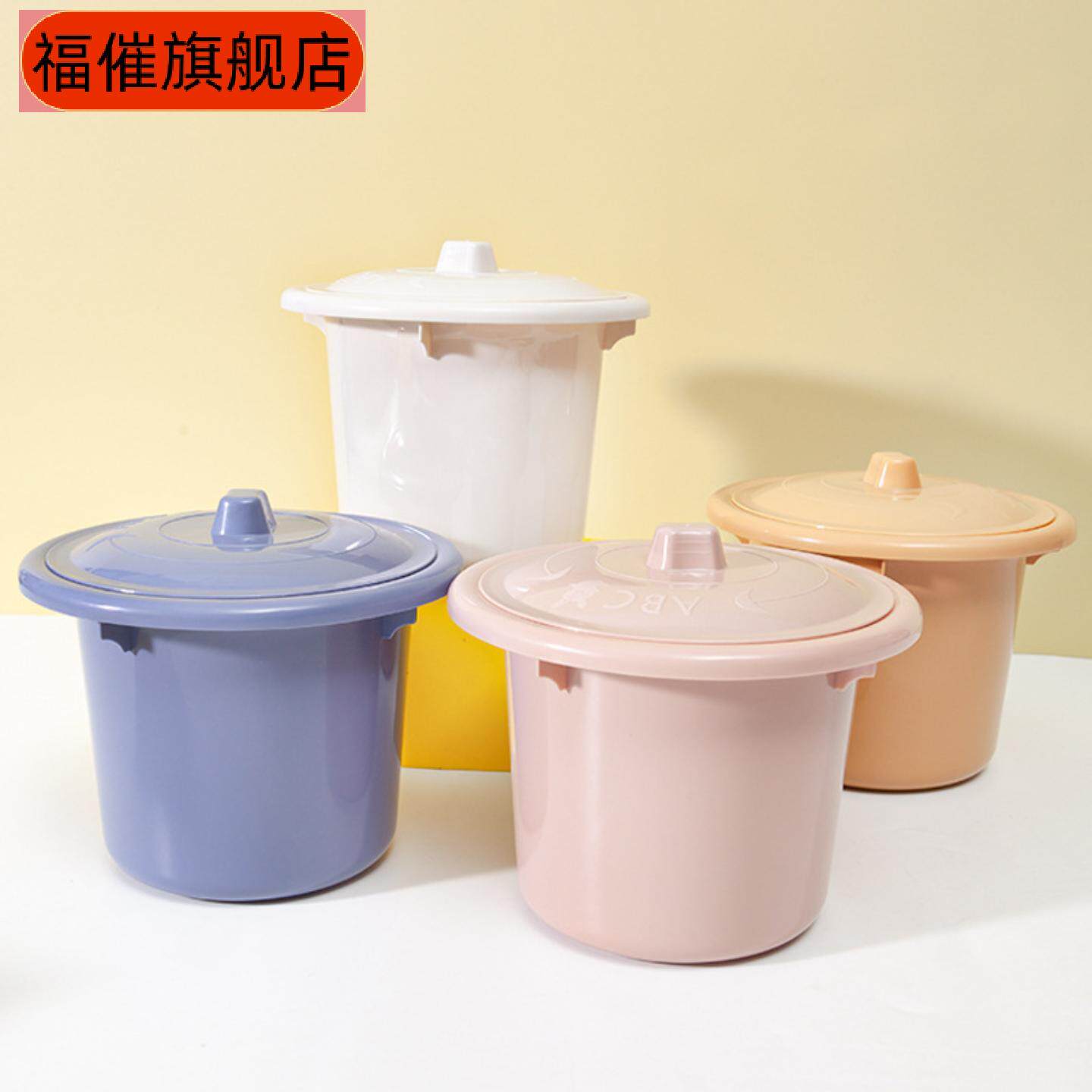塑料加厚带盖痰盂坐便器夜尿桶