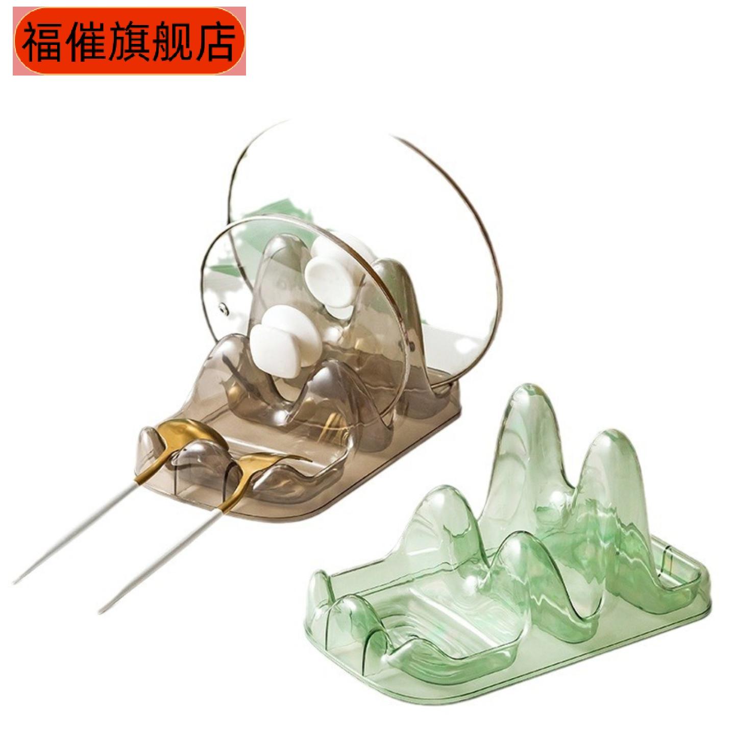 北欧风双层锅盖砧板沥水置物架