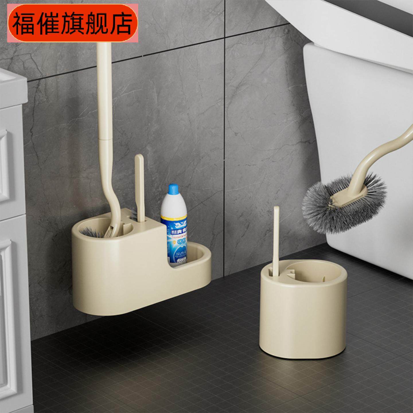 传统型木柄马桶刷免钉壁挂式家用