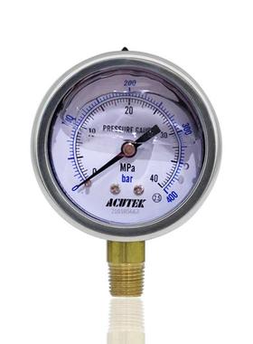 供USA不锈钢压力表充油耐振径向ACUTEKYN6340MPA400BAR1/4PT