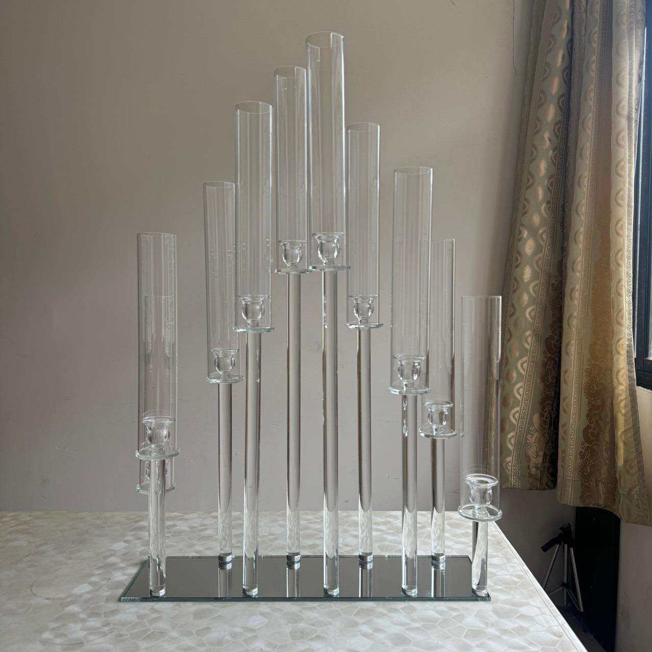 水晶烛台水晶工艺品8头烛台花架婚礼布景法式透明蜡烛台餐桌摆件,模玩/动漫/周边/娃圈三坑/桌游,模型制作工具/辅料耗材,淘宝优惠券,粉丝福利购,淘宝优惠卷