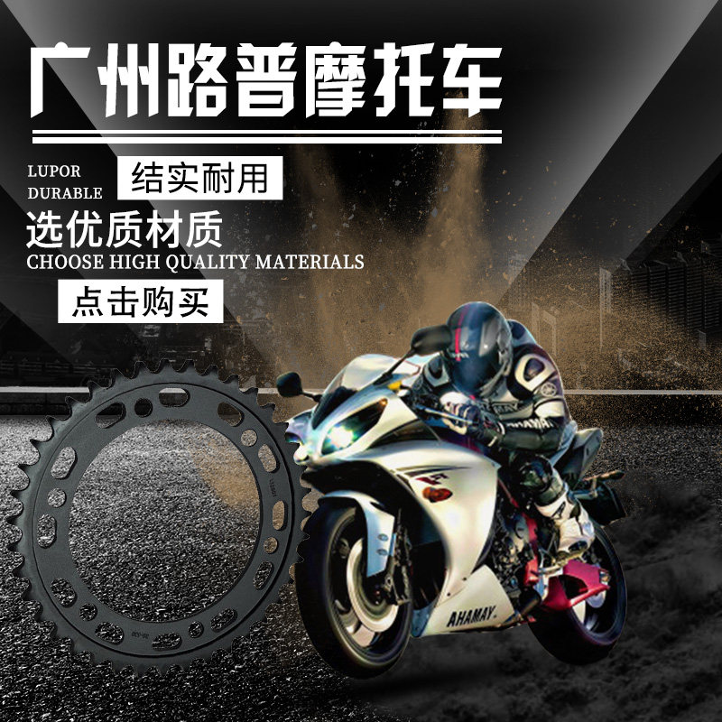 XJR1200 XJR1300 FZS600 Fazer YZF600R 盘链轮链大牙盘齿530链条 - 实物图