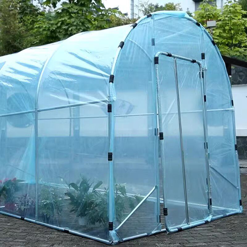 家用温暖花房大棚骨架钢管多养肉殖种植遮阳防雨保温室房庭院暖棚