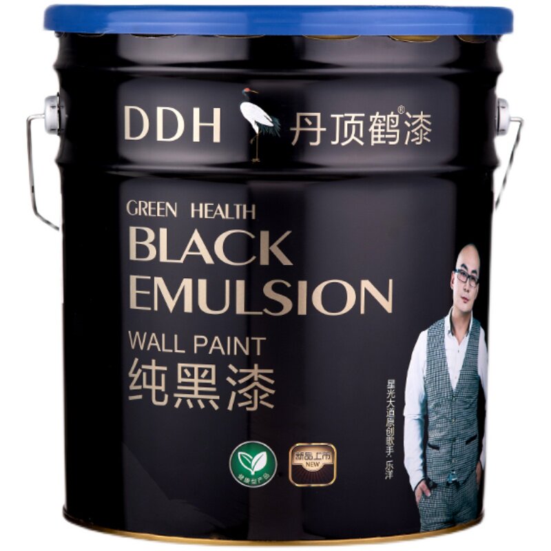 墙面墙壁黑色乳胶漆白色灰色彩色墙面顶保喷漆水性环部涂料20kg
