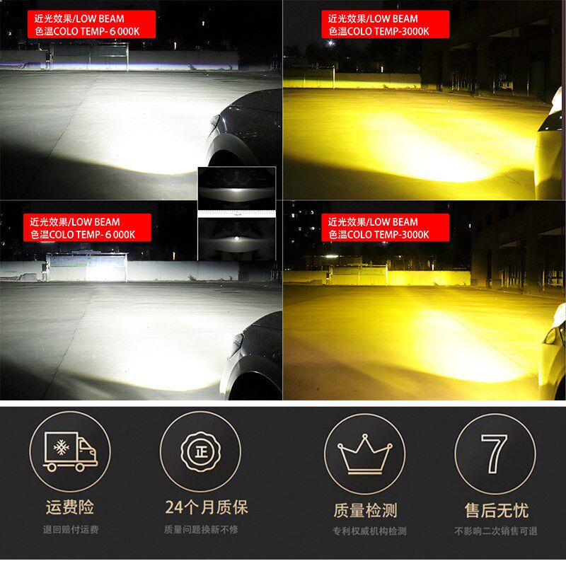 v用于帕杰罗适73v77猎豹黑金刚雾灯双装改直射激光透镜远近光超亮