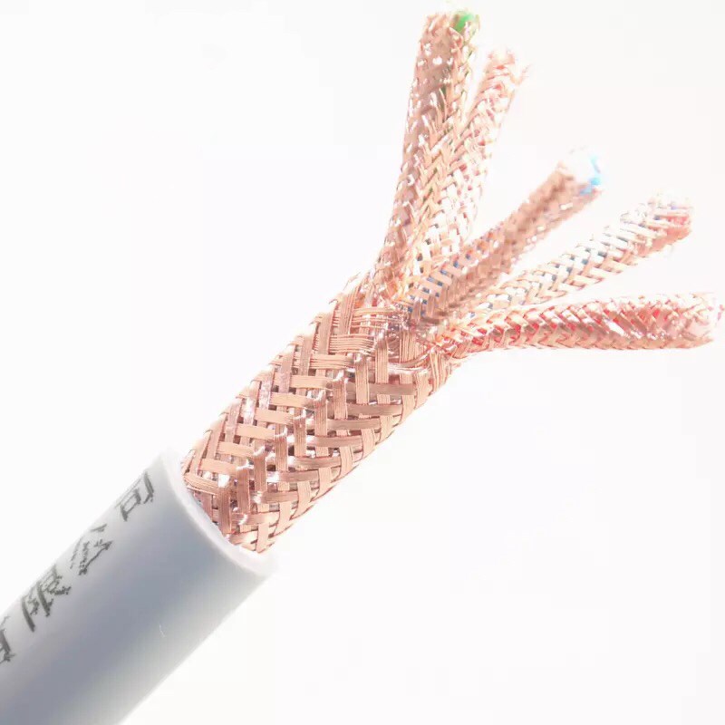 DJ屏PVP计*机电缆3算2*0.75平方1对4国标6铜网1.5芯分Y总屏蔽双绞