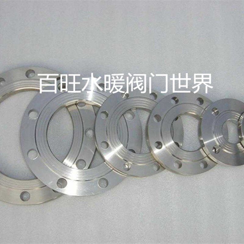 304不锈钢法兰片 平焊对焊法兰 圆钢锻打焊接法兰 PN10/PN16