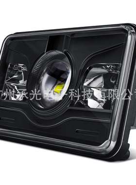 4X6远近光卡车灯LED方灯改装车越野车头灯45W灯杯款工作灯