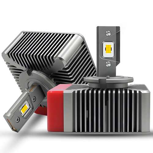 汽车LED大灯D系列D1SD2SD3SD4SD5D8双铜管导热led灯前大灯