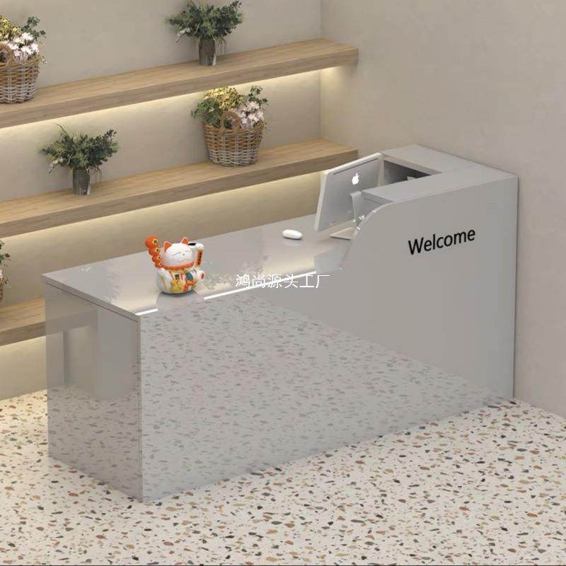 吧台收银台服装店柜台桌理发店便利店简约现代店铺小型前台接待台,模玩/动漫/周边/娃圈三坑/桌游,模型制作工具/辅料耗材,淘宝优惠券,粉丝福利购,淘宝优惠卷