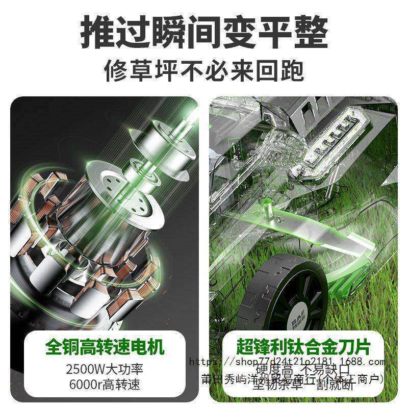 博奥菲草坪机电动手推式草坪修剪机小型家用园林剪草机插电割草机