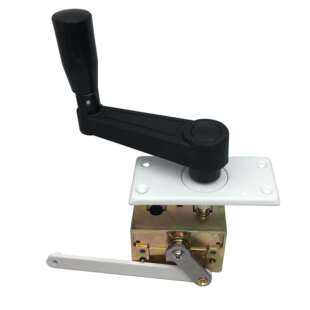 嵌入隐形开窗器机柜百叶开关幕墙工程手摇开窗机内藏式百叶开窗器