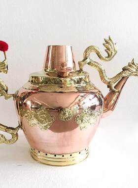 厂家供应龙嘴大铜壶 大茶壶 北京茶汤壶喝水壶龙壶