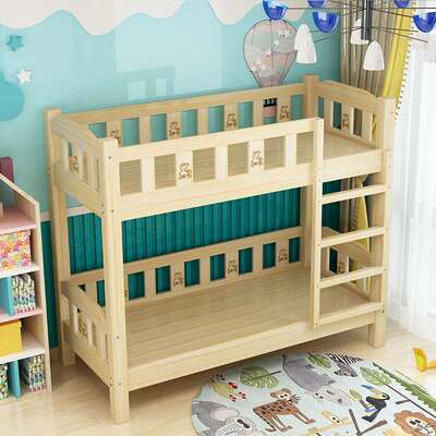 幼儿园午睡床专用小学上下床小学生午休床托管班床儿童实木双层床
