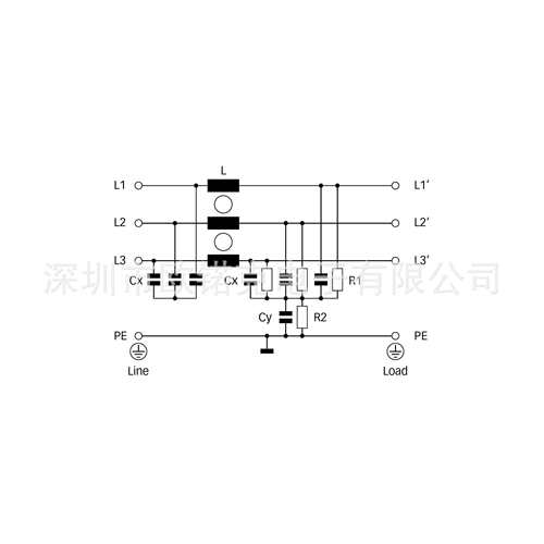 SCHAFFNER夏弗纳801044-SF超紧凑型EMC/RFI滤波器FN3258-100-35