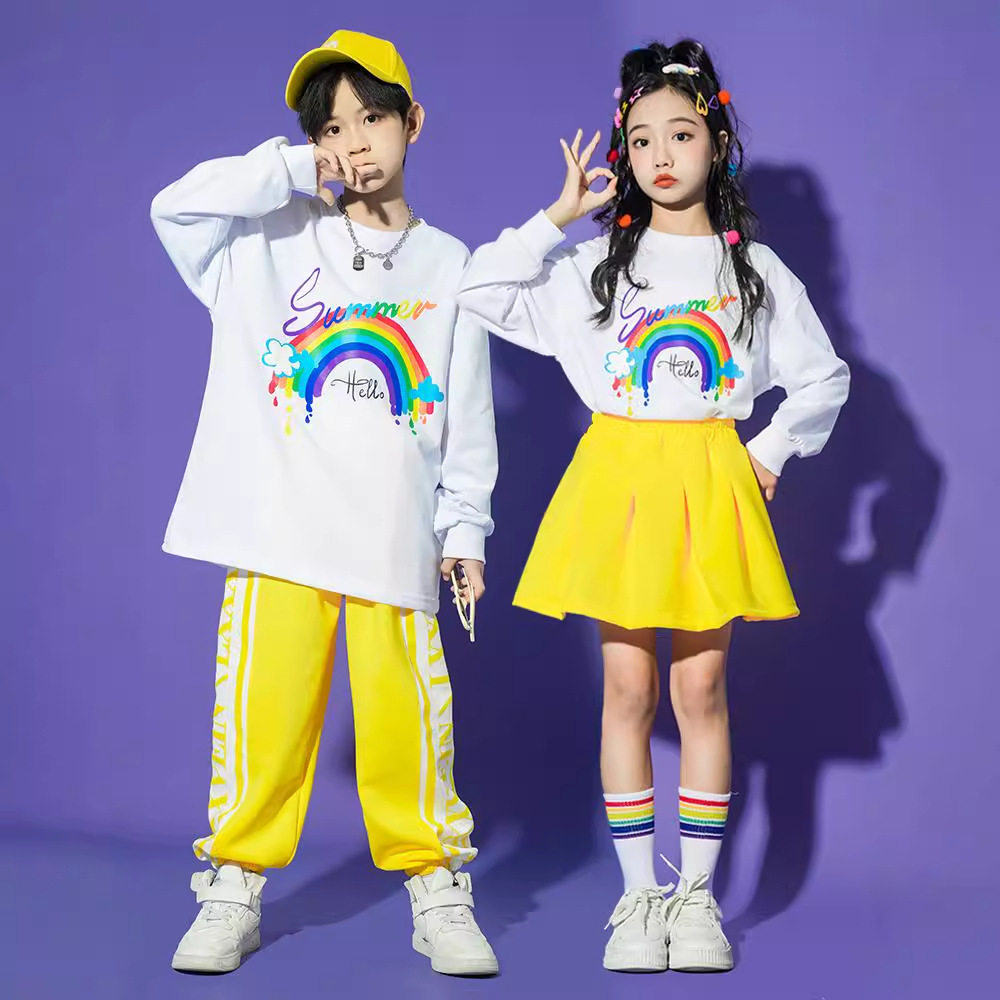 2026新款运动会开幕式入场创意服装小学生儿童啦啦队演出服幼儿园
