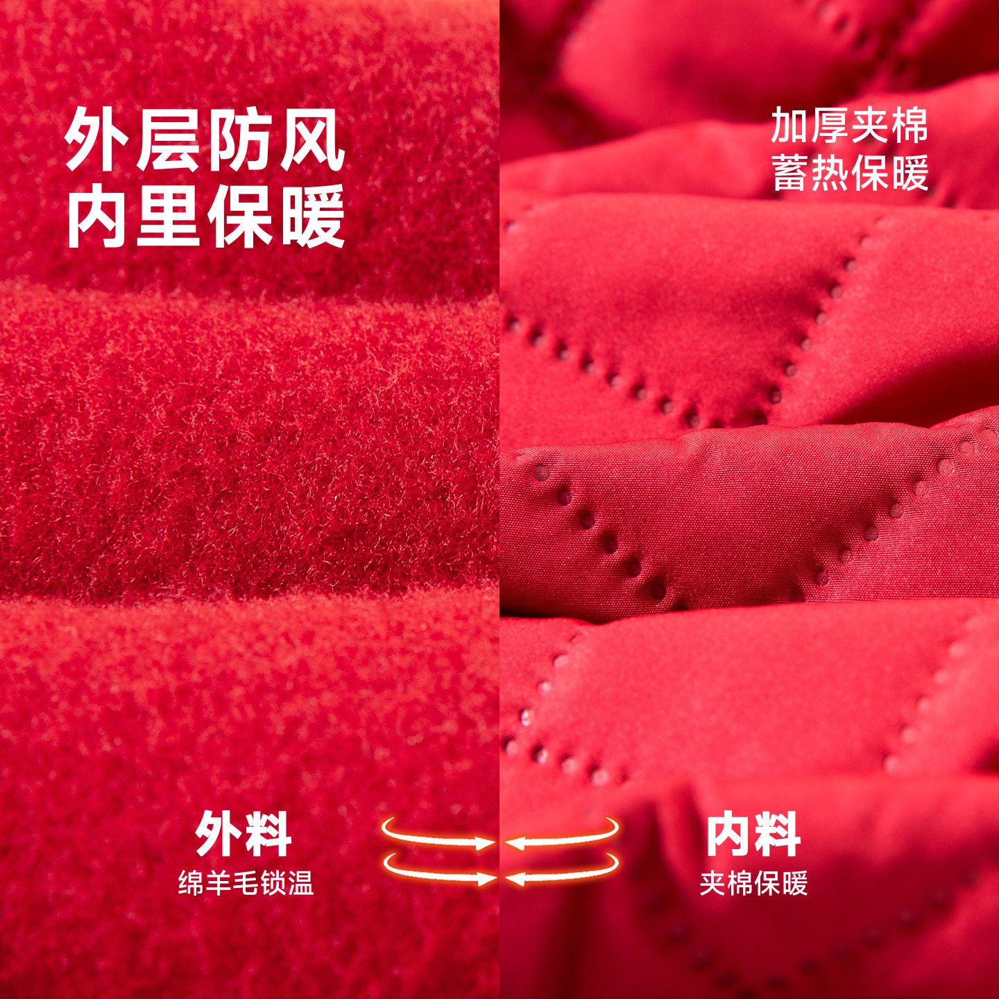 2025新款童贝童装冬季女童背心裙新年喜庆红色加绒保暖公主裙