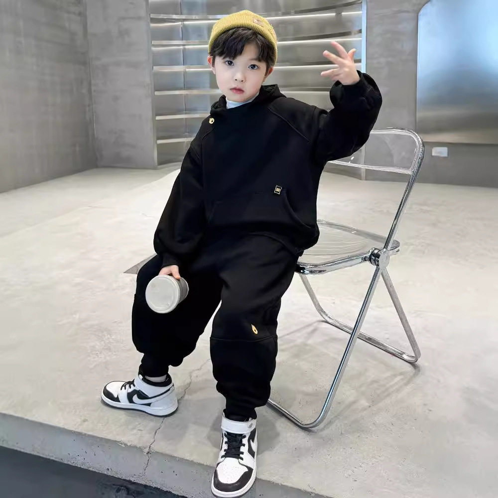 2025新款男童春装卫衣套装洋气酷帅潮儿童男孩春季运动大童两,童装/婴儿装/亲子装,儿童运动套装,淘宝优惠券,粉丝福利购,淘宝优惠卷