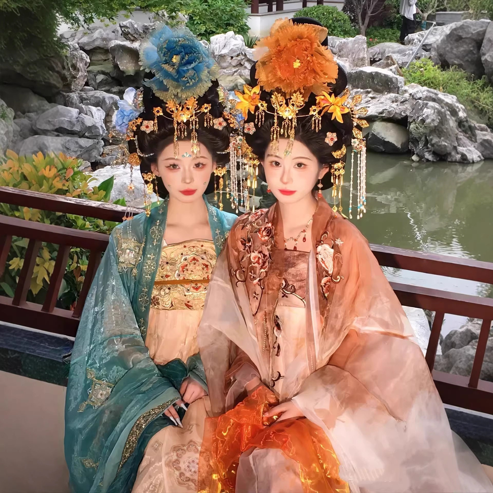 2026新款汉服女重工刺绣古风姐妹款超仙气齐胸裙网红爆款唐制襦裙