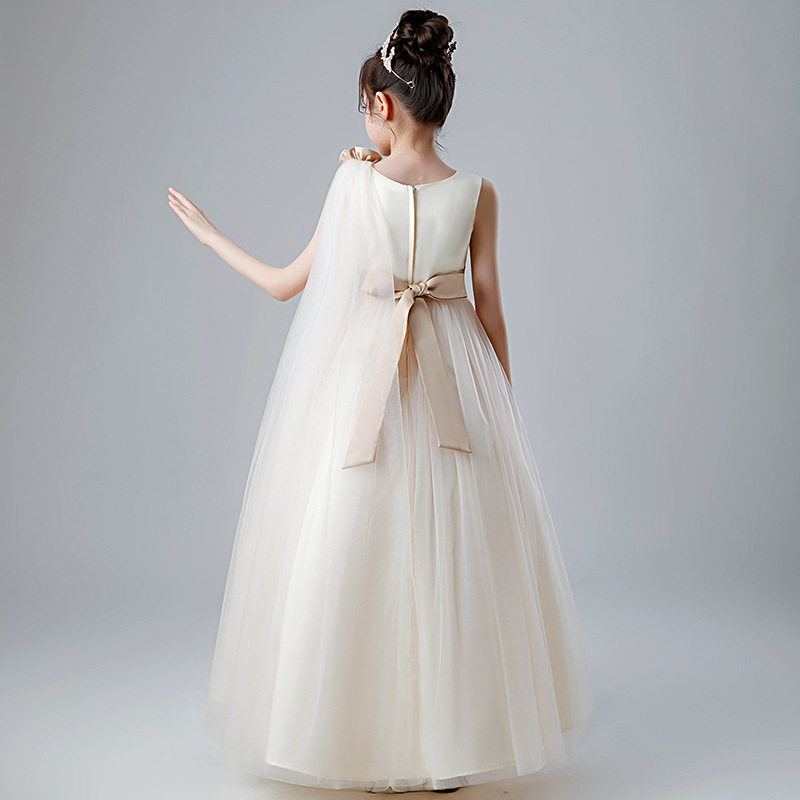 女童礼服公主裙夏季花童婚礼走秀钢琴儿童演出服主持人蓬蓬纱裙子