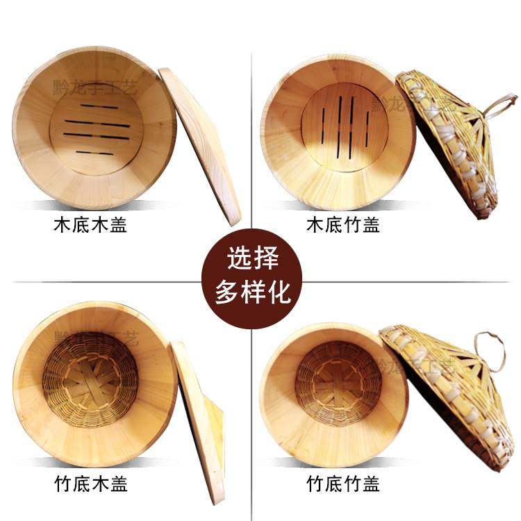 老式木蒸子老式蒸饭木桶手工木甑子饭厅蒸饭神器糯米饭团家用商用