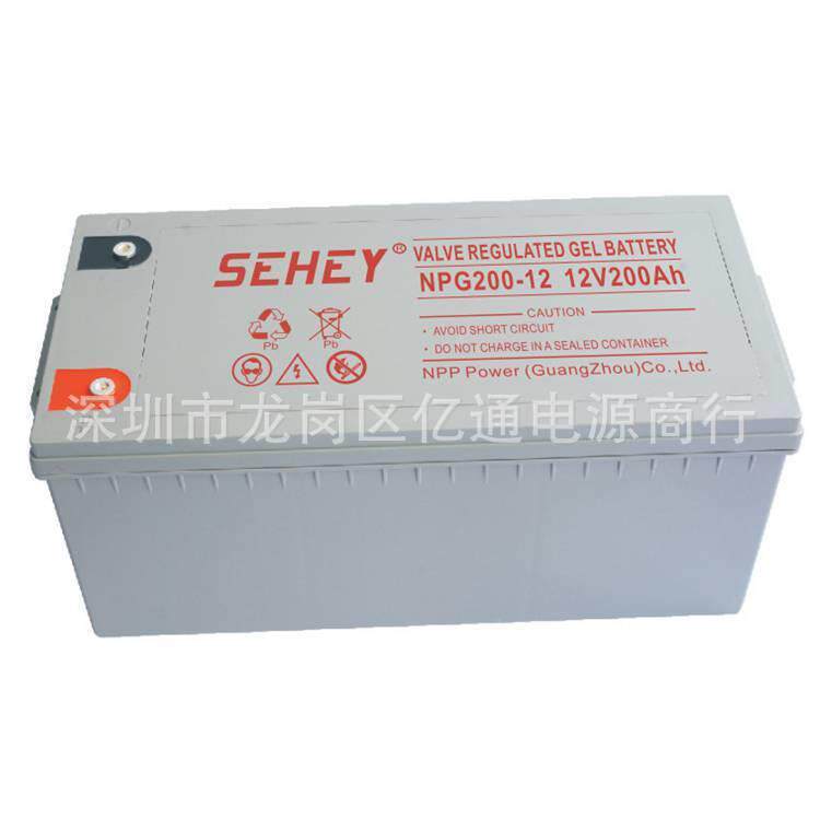 SENEY西力蓄电池SH200-12 12V200AH太阳能/风能铅酸电池报价