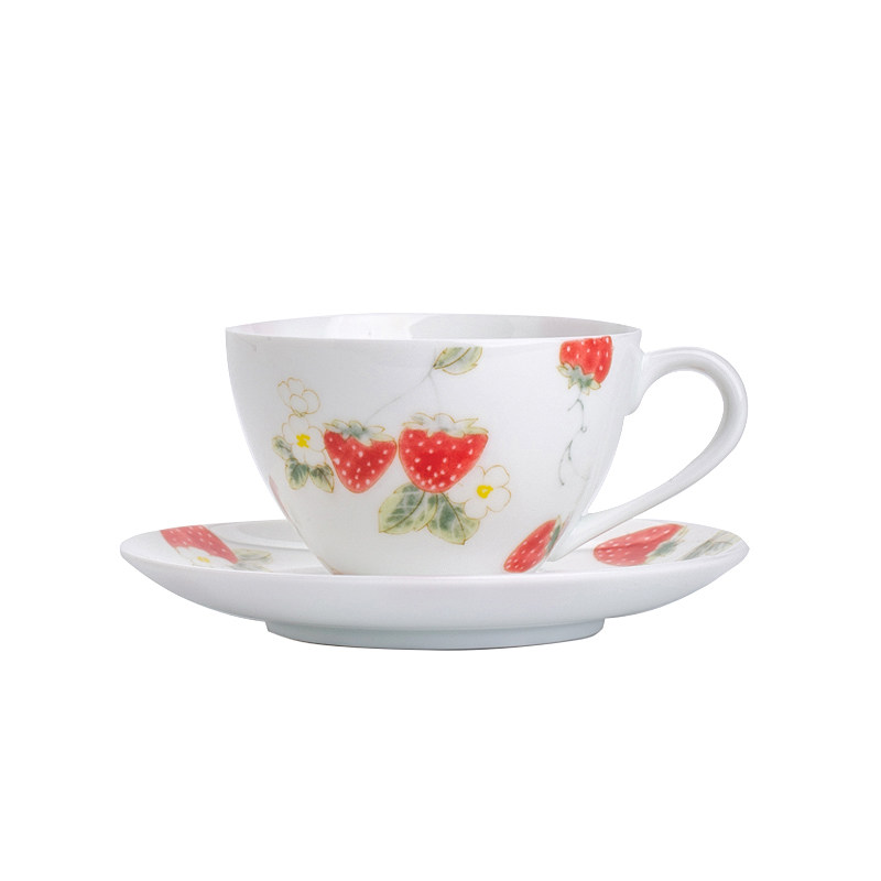 日常咖啡杯 中式 陶瓷手绘咖啡杯牛奶杯茶杯创意家用日常