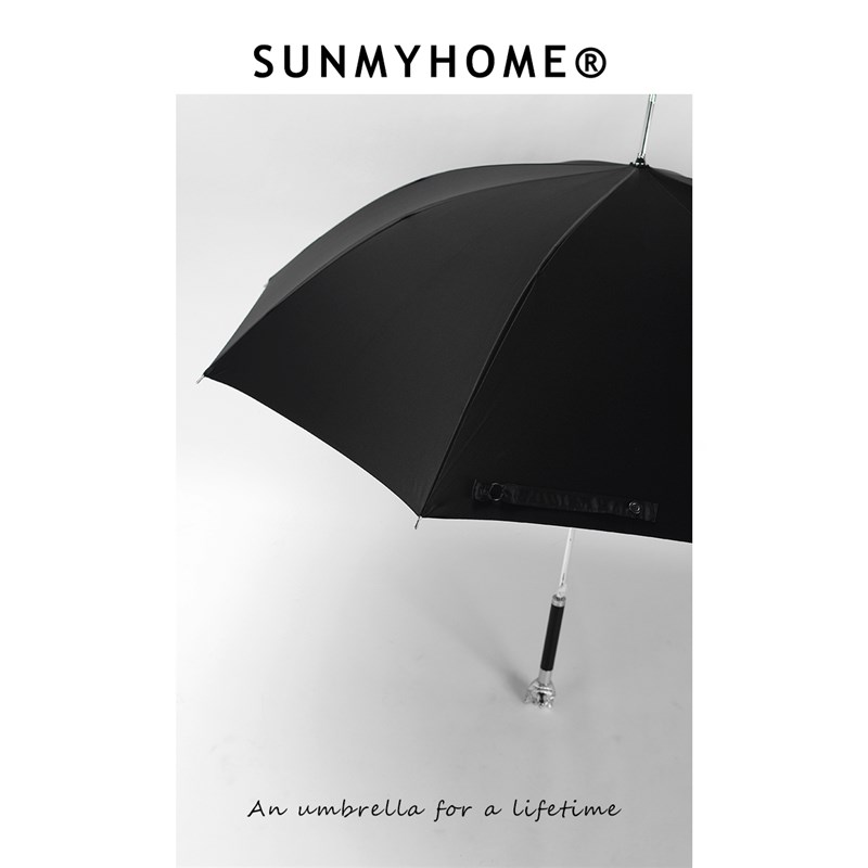 SUNE狐HOMMY狸头雨伞创意复古动物头自动长柄高端伞