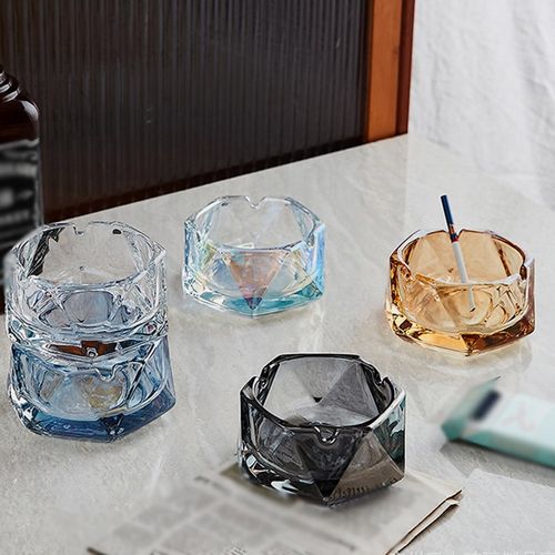 S L. PD.Dulo.玻璃烟灰缸个性创意水晶摆件几何烟缸丨都洛