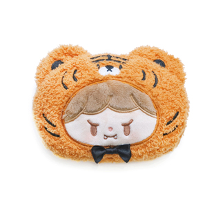 卓大王-阿卓小口袋虎虎咩咩零钱包可爱挂包毛绒收纳袋子随身内袋