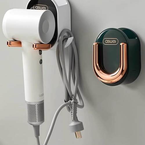 吹风机置物架免打孔卫生间浴室厕所电吹风挂架风筒放置收纳支架子