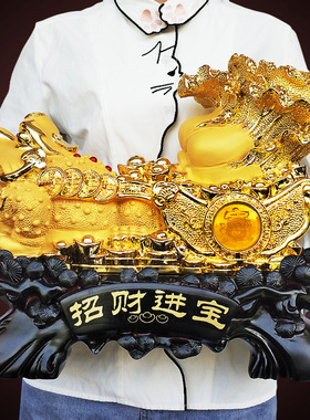 金蟾招财摆件客厅吧台办公室桌装饰店铺饭店开业礼品贺礼高档礼物