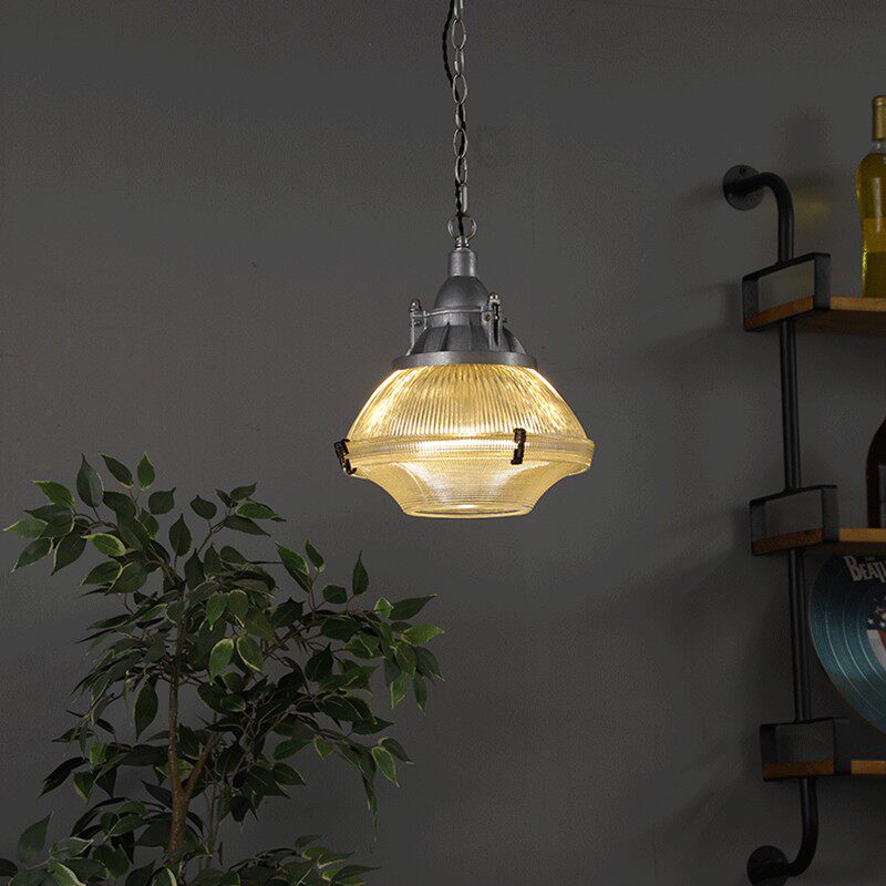 loft工业风铸铝水晶玻璃设计师样板房吊灯民宿书房床头餐厅吧台灯