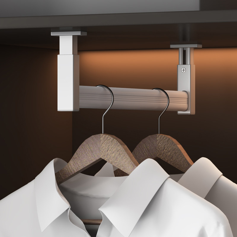 浅衣柜U型顶装衣杆吊柜衣通柜子纵向衣杆窄衣柜挂浅衣柜杆竖装,基础建材,衣杆,淘宝优惠券,粉丝福利购,淘宝优惠卷