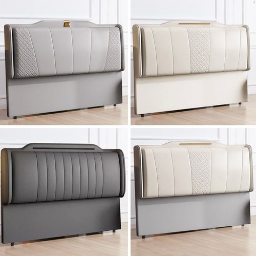 2024新款床头单买现代简约家用床靠背实木超薄落地背板床头板软包