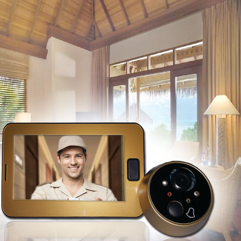 家用防盗门猫眼门镜4.3寸大屏幕可视门铃170度真广角带夜视摄像头,基础建材,门镜/猫眼,淘宝优惠券,粉丝福利购,淘宝优惠卷