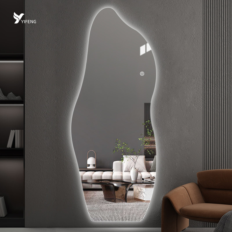 智能全身镜壁挂异形带灯家用挂墙式穿衣镜衣帽间入户玄关试衣镜子,住宅家具,穿衣镜,淘宝优惠券,粉丝福利购,淘宝优惠卷