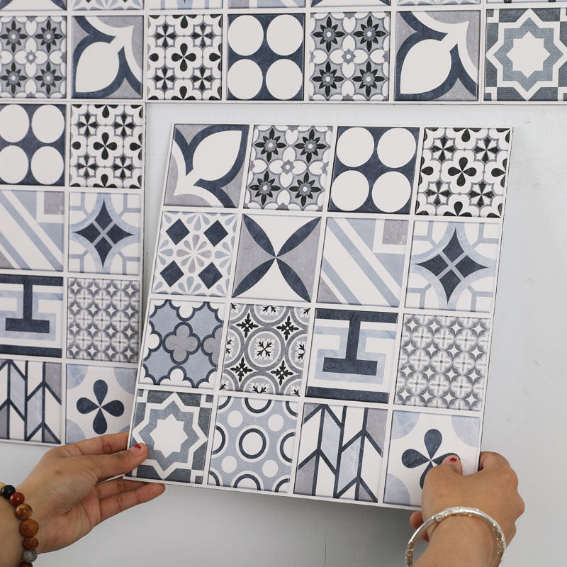 凹凸立体仿瓷砖墙贴纸自粘墙纸卫生间防水墙贴加厚背景墙装饰家用