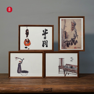 可订制画面岩茶包装大红袍摆泡礼盒竹制肉桂高档茶叶空包茶叶盒子