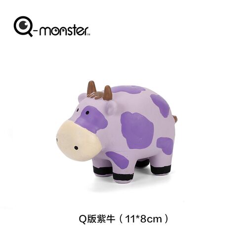 Q-m斗nst犬r狗狗玩具橡胶发声怪叫猪柴e巴哥法o柯基陪伴宠物用品