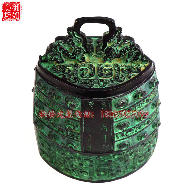 曾侯乙编钟单个编钟青铜器仿古工艺品摆件佛钟汉婚音乐道具收藏品