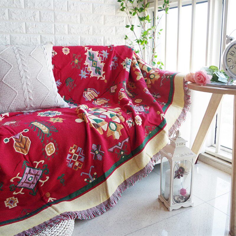 三人双人单人沙发巾沙发毯子沙发套垫防滑靠背巾全盖沙发罩床头罩