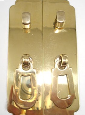 远儒铜雕中式仿古黄铜柜门拉手古典黄铜直条把手YRG1108竖式门把