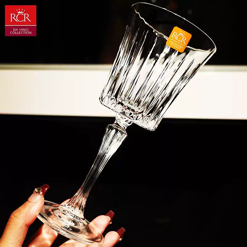 意大利RCR进口轻奢水晶玻璃高脚杯红酒杯白葡萄酒杯子家用套装